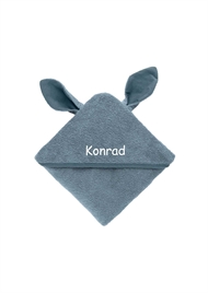 Badeslag med navn 65 x 65 cm, BIBS, Petrol